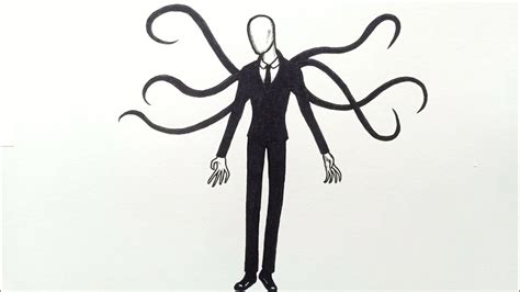 Slender man sketch by ChillyWilly829 on DeviantArt