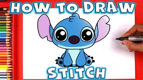 how to draw stitch easy with numbers