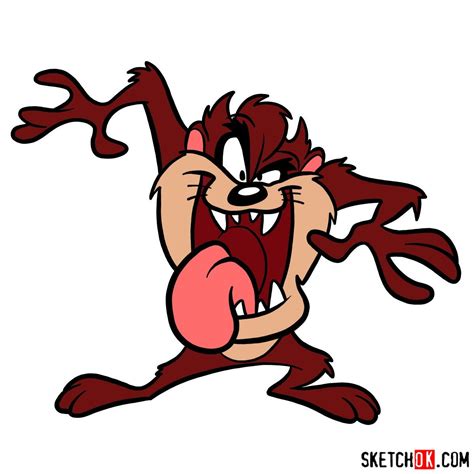 Looney Tunes Tasmanian Devil Cartoon Drawing