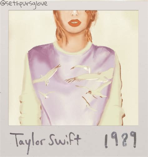 how to draw taylor swift 1989 album cover