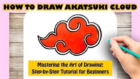 how to draw the akatsuki cloud