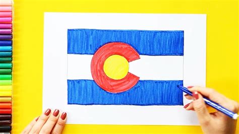 Vintage Grunge State Flag of Colorado Poster