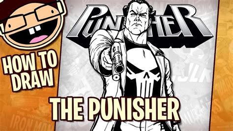 How to Draw THE PUNISHER Version) Narrated Step