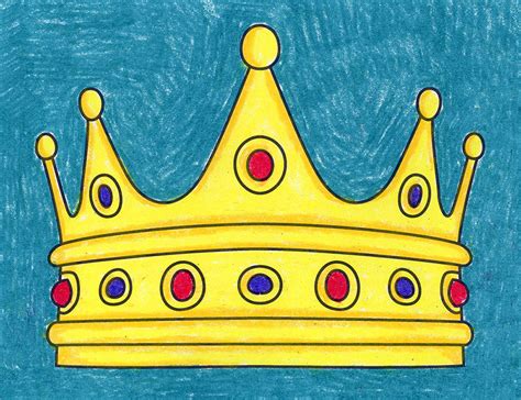 How to Draw a Crown in a Few Easy Steps Easy Drawing Guides