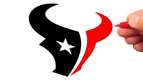 how to draw the texans logo