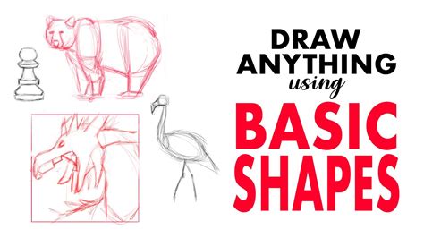 how to draw using simple shapes