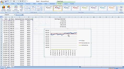 how to draw vertical and horizontal lines in excel