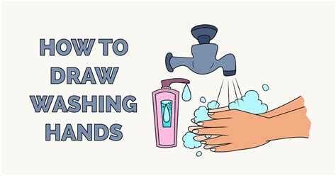 How to Draw Washing Hands Really Easy Drawing Tutorial