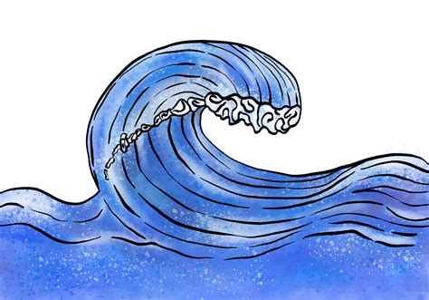 How To Draw Waves On A Canvas