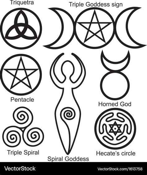 Pentacle & Leaves Celtic symbols, Pentacle, Ink drawing