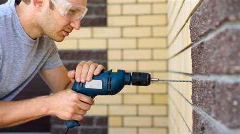 how to drill brick