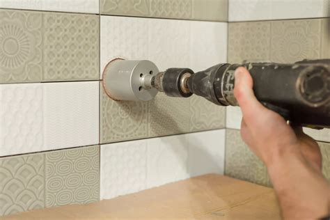 home.furnitureanddecorny.com:how to drill into tile shower wall