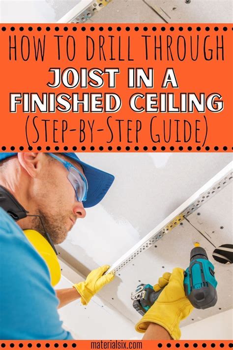 How To Drill Through Ceiling Stud