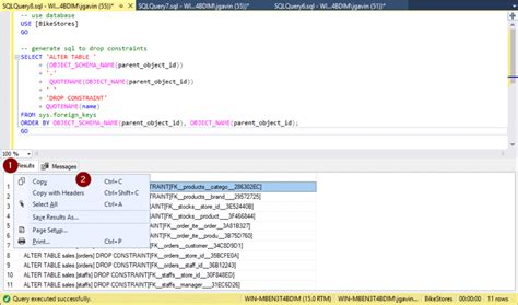 how to drop all tables in sql