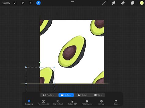 how to duplicate a pattern in procreate