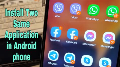 how to duplicate facebook app on android