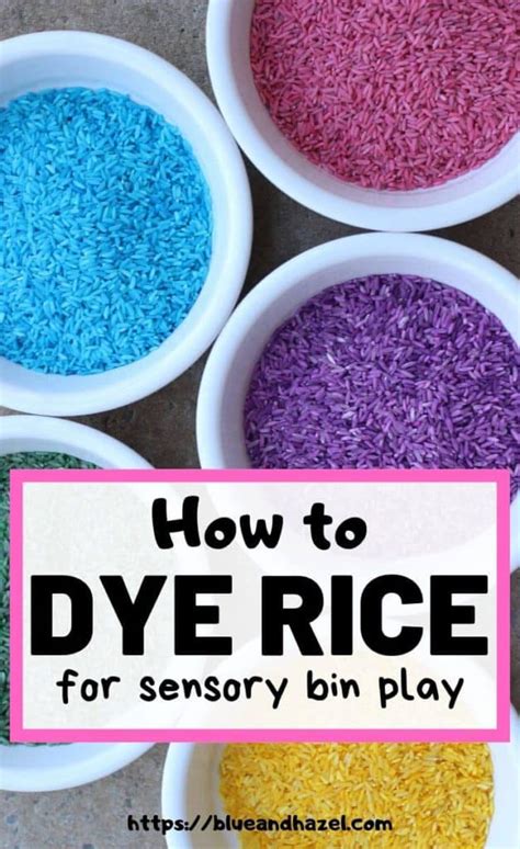 how to dye rice at home