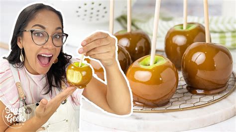 how to eat caramel apple