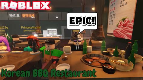 how to eat in korean bbq restaurant roblox