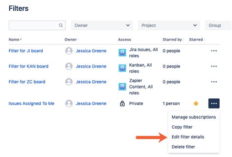 How To Edit A Filter In Jira