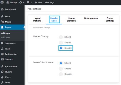 how to edit a header in elementor