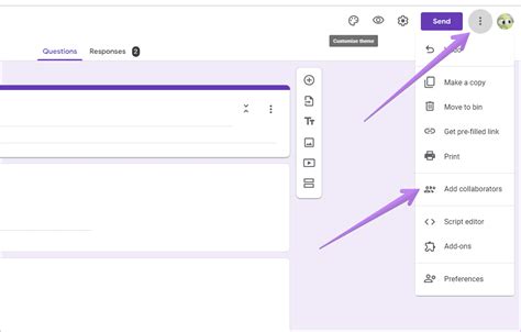 how to edit a shared google form