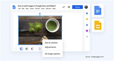 how to edit an image in google docs