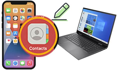 how to edit contacts in iphone from pc