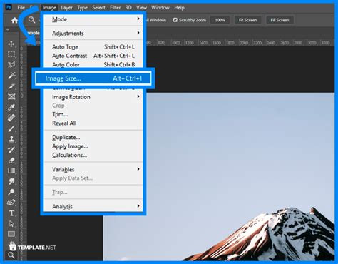 how to edit dimensions in photoshop