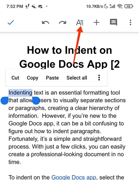 how to edit image text in google docs mobile