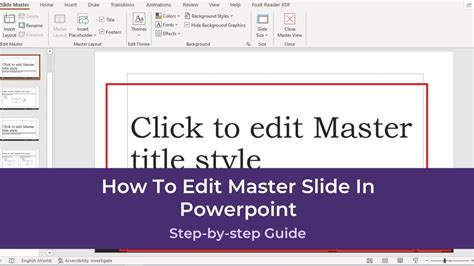 how to edit master slide in powerpoint