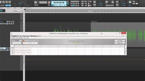 how to edit pitch curve in melodyne