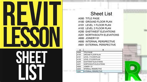 How To Edit Sheet List In Revit