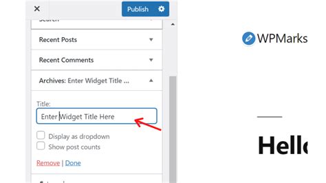 how to edit sidebar widgets in wordpress