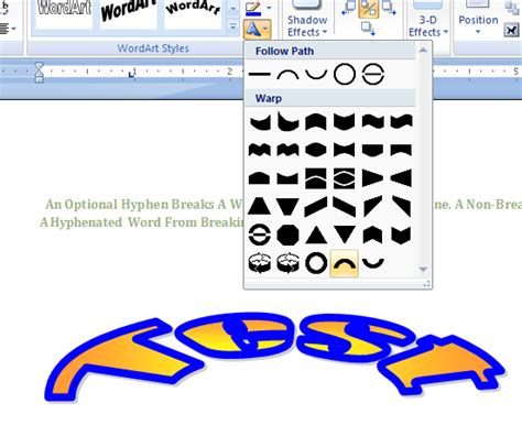 how to edit text in a shape in word