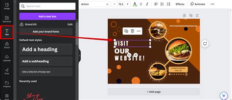how to edit text in canva ai image