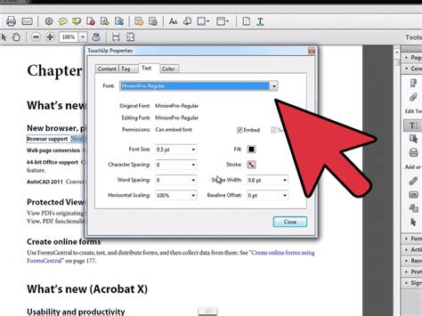 how to edit text in pdf form