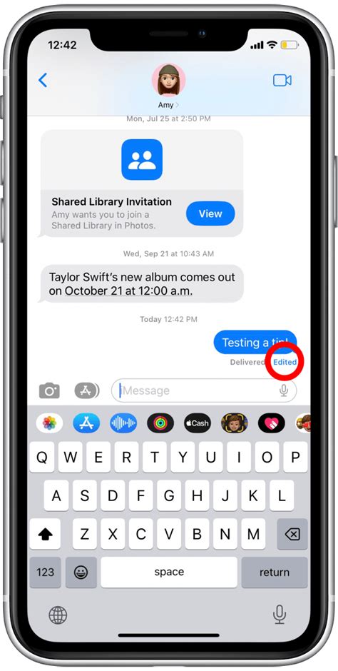 how to edit text message on iphone 13