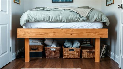 How To Elevate Bed For Storage