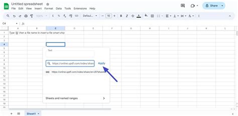 how to embed a pdf file in google sheets