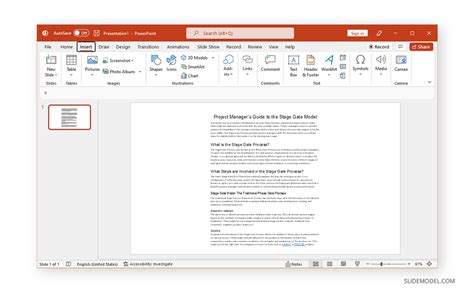 how to embed a word document in a powerpoint presentation