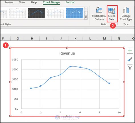 how to embed data in excel chart