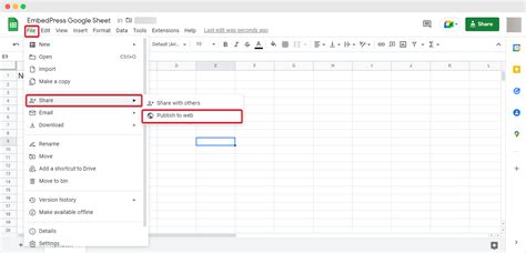 how to embed google spreadsheet in wordpress