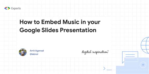how to embed music on google slides