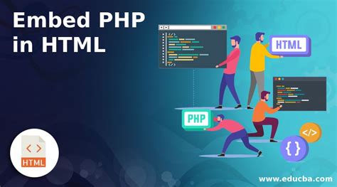 how to embed php in html