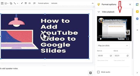how to embed youtube video on google slides