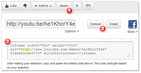 how to embed youtube video thumbnail in html