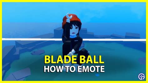 how to emote on pc blade ball