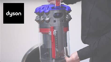 how to empty dyson ball vacuum