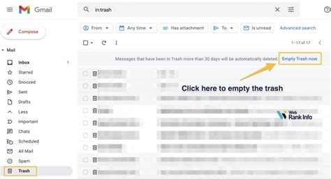 How To Empty Trash Can On Gmail
